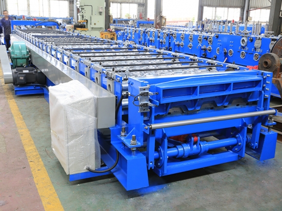 Floor Decking Roll Forming Machine for YX51-750 Profile					