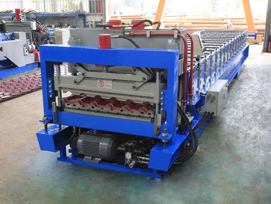 Glazed Tile Roll Forming Machine for profile YX25-162-810