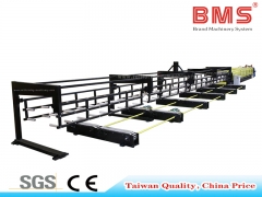 Mesin roll forming panel atap double layer tipe USA dengan perangkat stacker AUTO 12 meter (profil rib & PBR)
